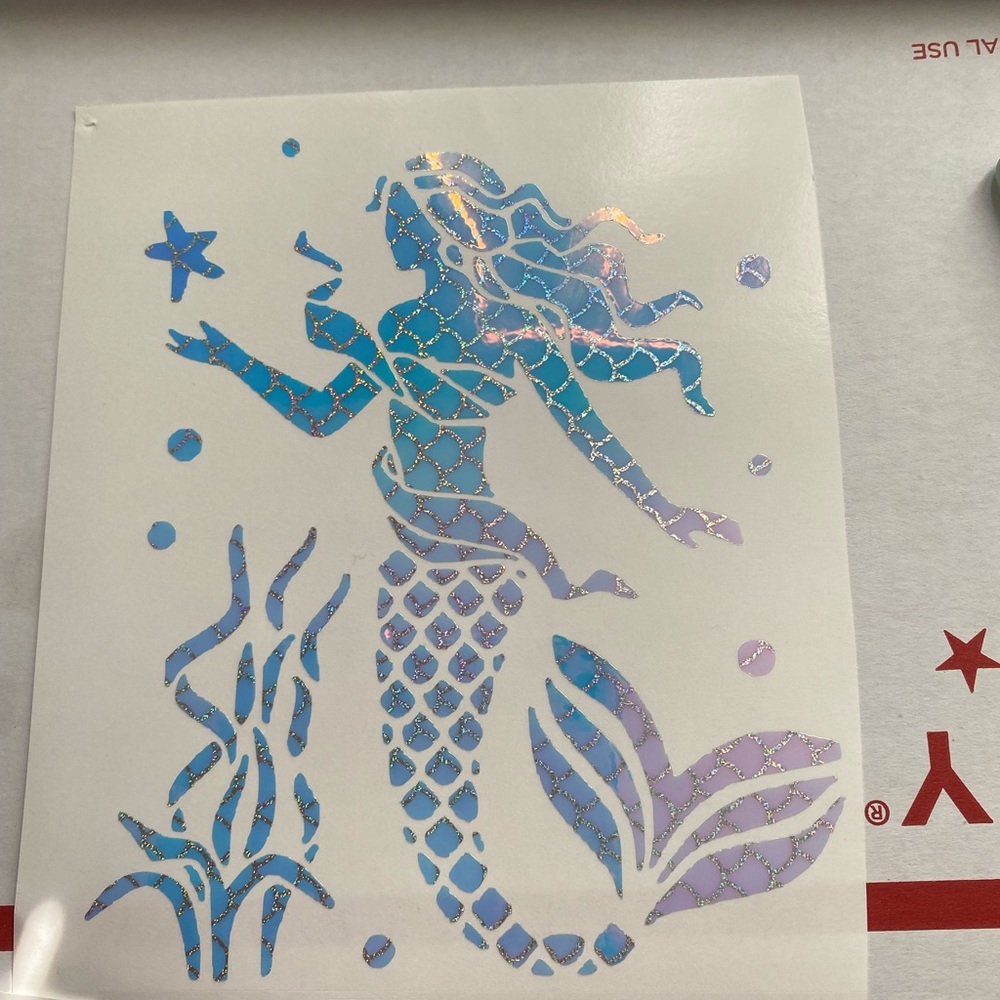 Mermaid decal
